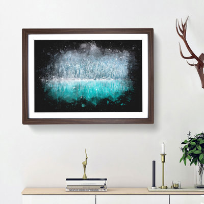 Sketch Of Lake Louise - Picture Frame Graphic Art