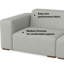 Rex 88" Upholstered Modular Sofa and Ottoman