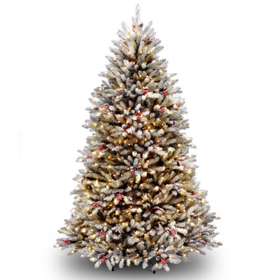 The Holiday Aisle® Dunhill Fir Tree with Clear Lights