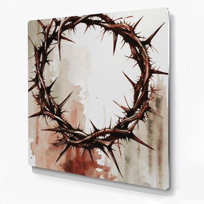 Watercolor Botanical 84 Gray Metal Wall Art