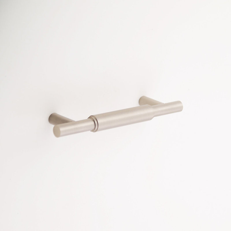 Madelyn Carter Hanna Solid Brass Drawer Pull, 3 3/4″, Satin Nickel