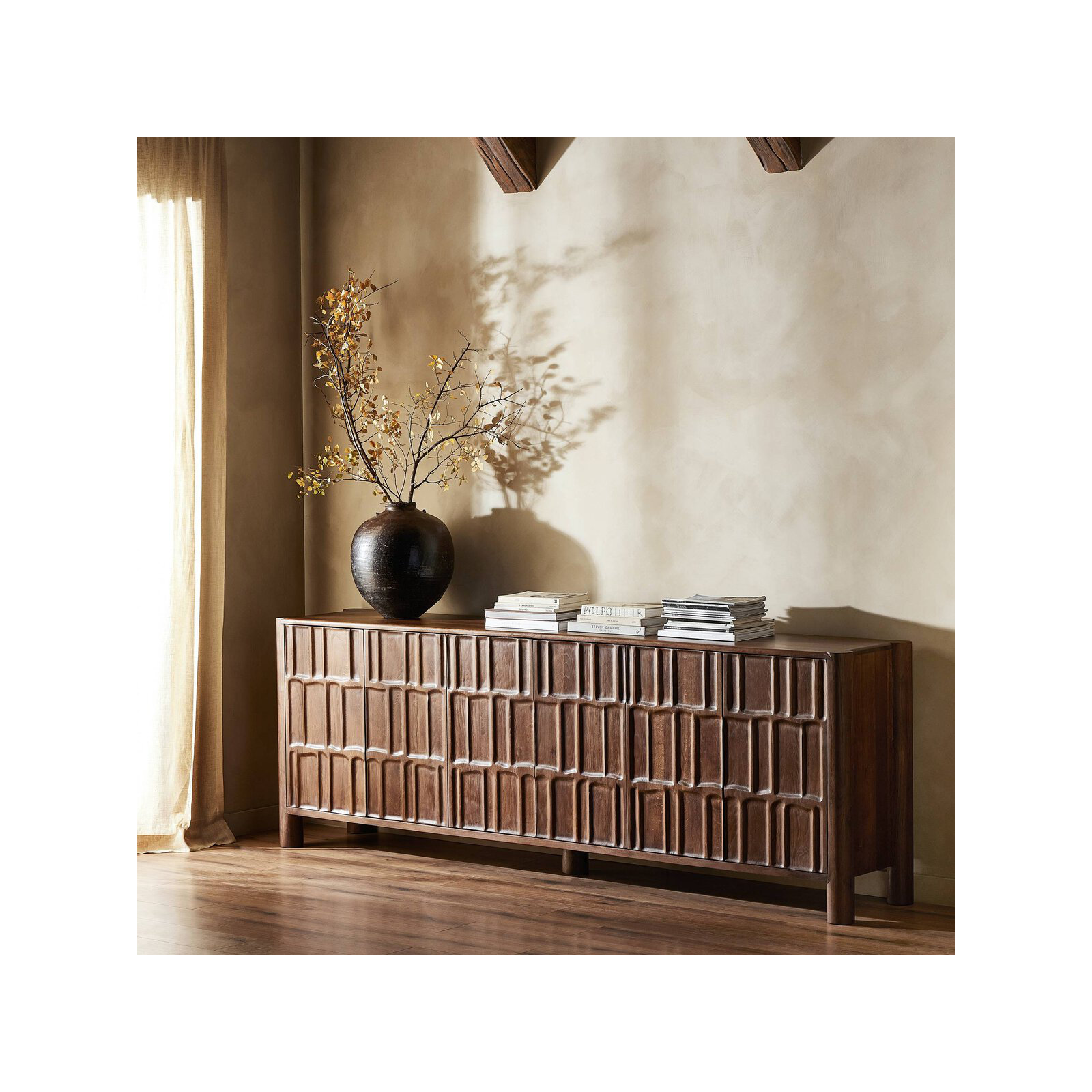 Junie 98'' Sideboard, Brown