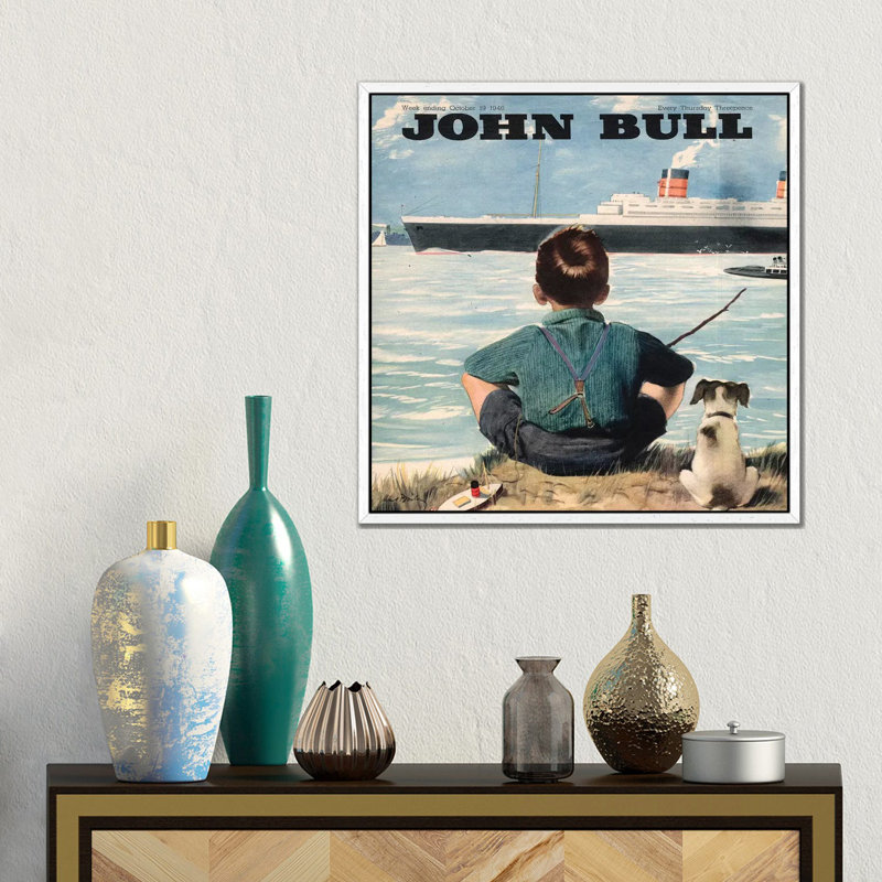 1946 John Bull Magazine Cover by The Advertising Archives - Gallery-Wrapped Canvas Giclée on Canvas, 45.72 cm H x 45.72 cm W