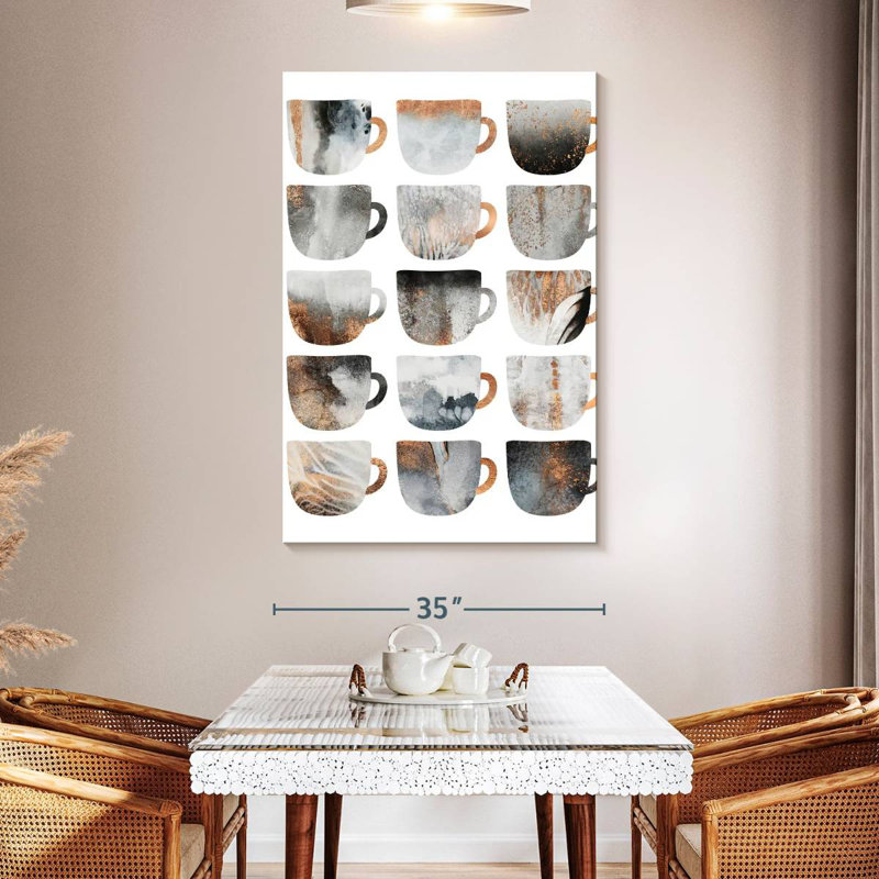 Yarlin Dreamy Coffee Cups, 51" H x 34" W
