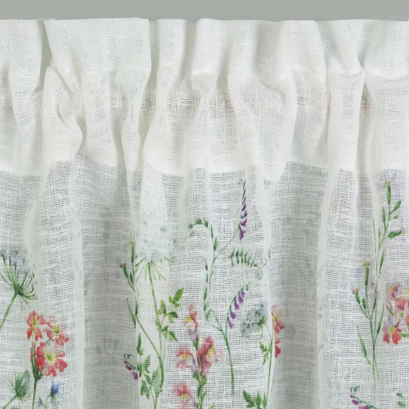 Wenzel Floral Tailored Window Pelmet, 150cm W x 30cm L