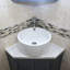 Ancelin 550 mm Freestanding Single Vanity with Vessel Stone Basin-1930203361-1930203375