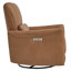 Fauteuil inclinable électrique pivotant en cuir véritable Sant-107225110