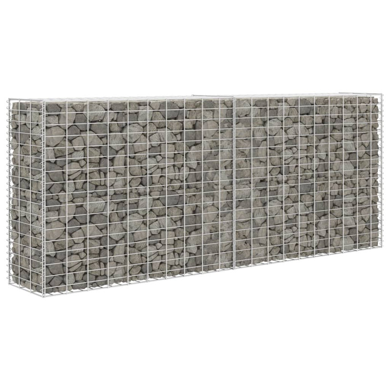 Cage murale de soutènement en acier galvanisé Gabion