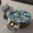 Super crystal stone round coffee table set-583375898