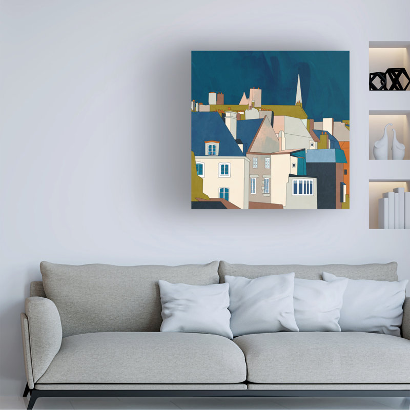 Art sur toile «ologa bolan rut », Saint Malo Kopie, H 18 po x l 18 po
