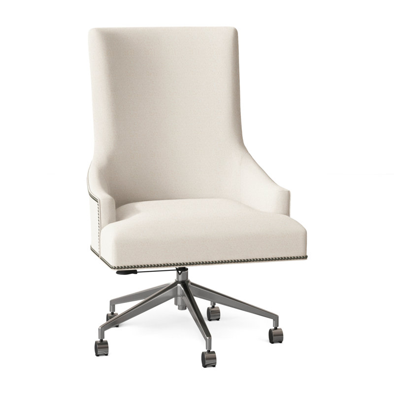 Chaise de travail Ashton, Perigold Pierson neige, Nickel, Clous - petit