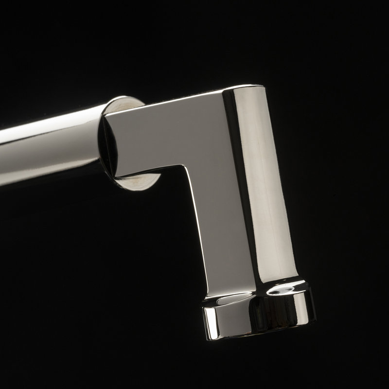 Parkview Collection Handle Pull - Cabinet - Transitional Hardware for Drawers & Cabinets, Polished Nickel, 5-1/16"