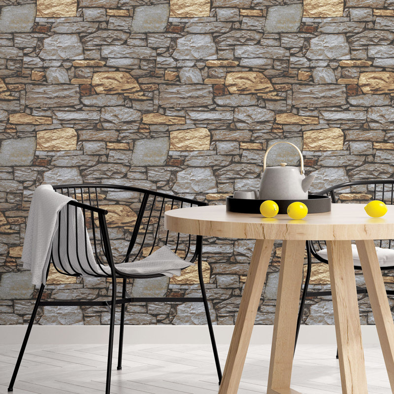 Finis 10m x 53cm Matte Wallpaper Roll, Beige