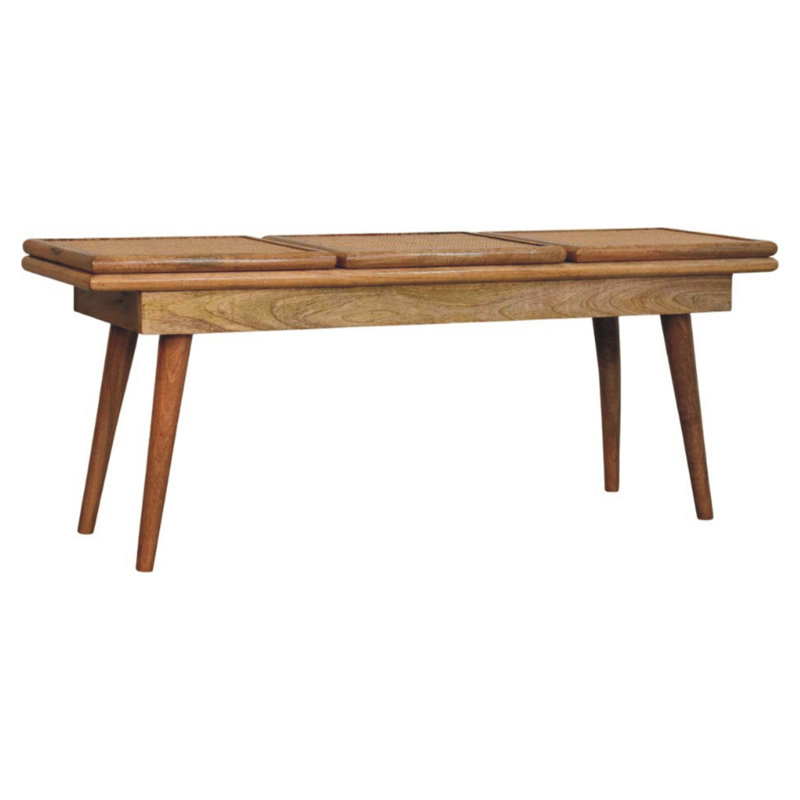 Larissa Triple Accent Oak-Ish Cane Fraleigh