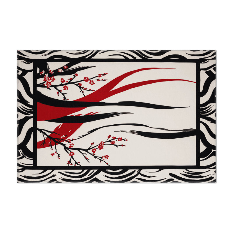 Red Dawn Indoor And Outdoor Area Rug, Rectangle 9' x 12'