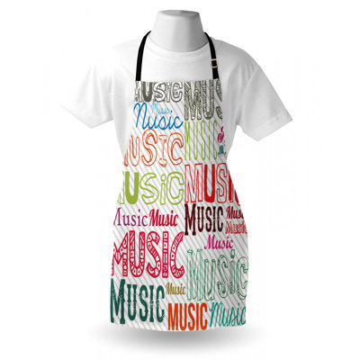 Tablier de typographie musicale