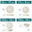 RENIOO Stoneware Dinnerware Set 16 Piece - Service for 4-897509492