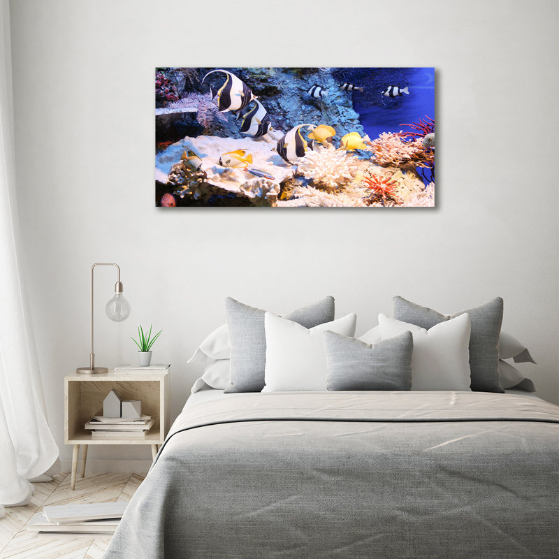 Canvas Print - Wall Art - Prints On Canvas - 140X70 Image Picture Theme: Coral Reef