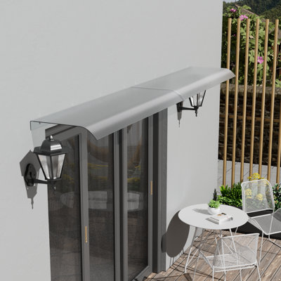 Breeins 200 cm W x 33 cm D Plastic Door / Window Awning