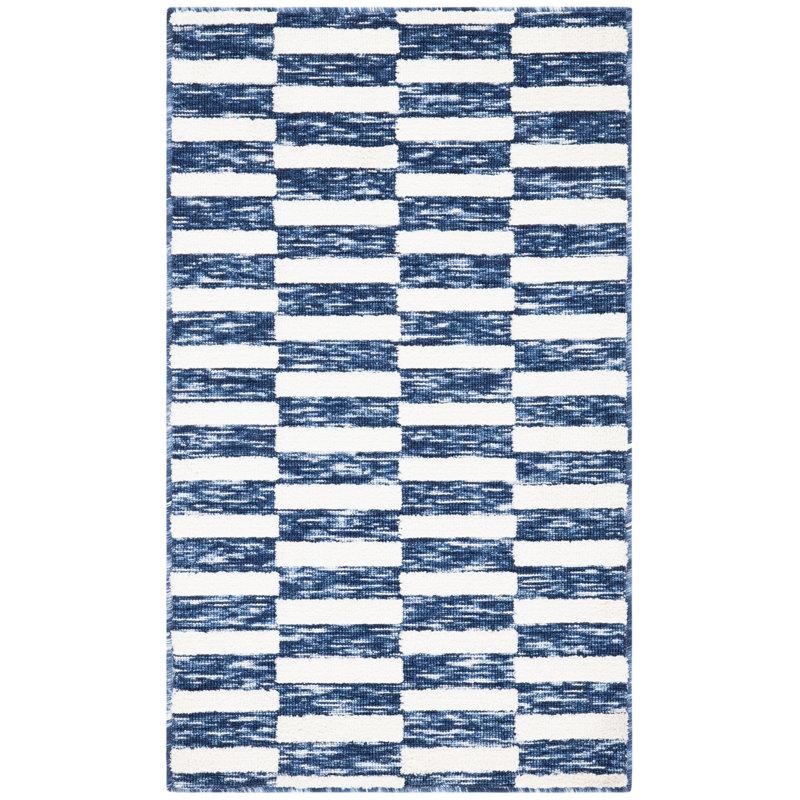 Malakhi Performance Machine Washable Striped Rug, Rectangle 6' x 9'