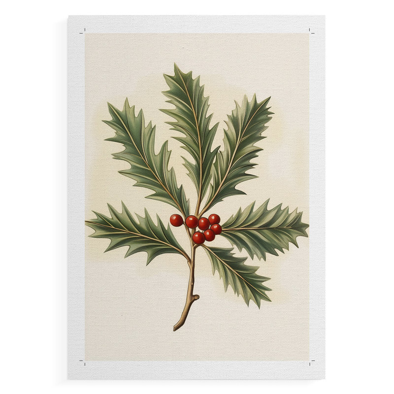 Art des Fêtes de Noël - série 2-CCLXIV - impression sur toile seulement - NON-CADRE, H 12 po x l 8 po