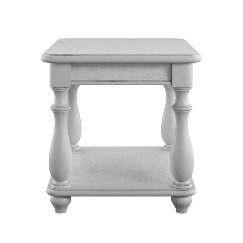 Table de bout carrée grise