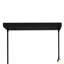 40'' Modern Geometric 2-Light LED Chandelier – Minimalist Linear and Ring Pendant Light for Dining Room, Foyer, or Kitchen – Integrated LED-599706549