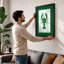 Green Lobster Study Botanical - Framed Print-749033400-749033404