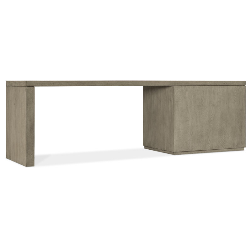 Linville Falls Desk with Open Desk Cabinet, 30" H x 96" W x 24" D