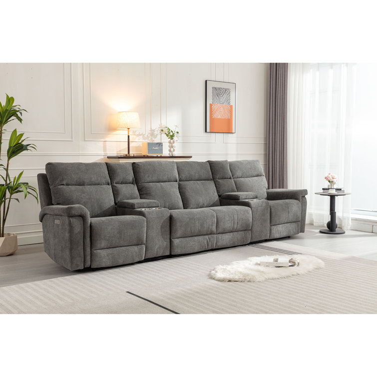 Satori 138.6'' Upholstered Power Reclining Sofa