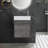 18.1'' Single Bathroom Vanity with Resin Top-1932848330
