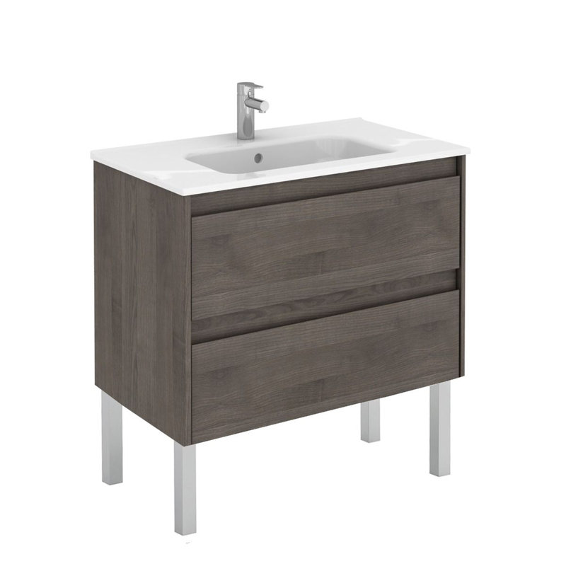 Ambra 31.7'' W Single Vanity, 31.7", Samara Ash