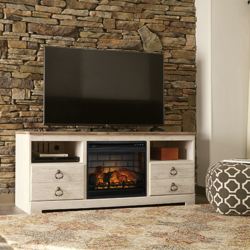 Dazya TV Stand Fireplace for TVs up to 60" Fireplace