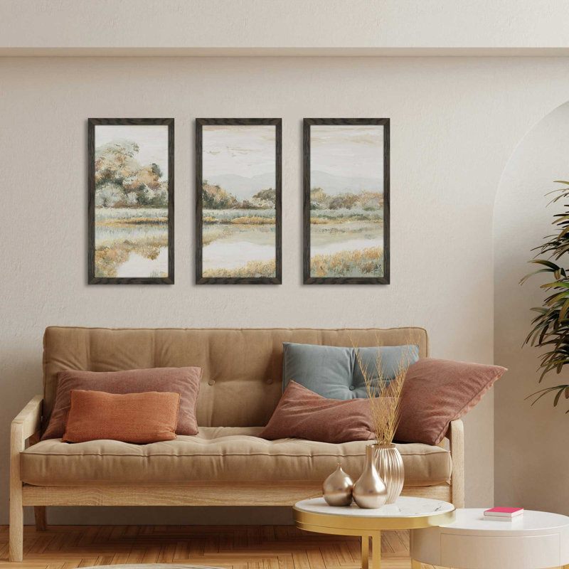 " Rio Lindo " 3 - Pieces, 33.5" H x 52.5" W x 1" D