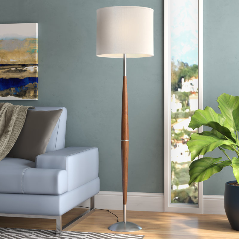 Matanzas 61'' Brushed Traditional Floor Lamp