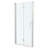 30"W X 72"H Foldable Shower Door, Brushed Nickel - Components, Maximizes Bathroom Utility Fold Door With Tempered Glass, Flexible Installation, Long-Term Usefulness