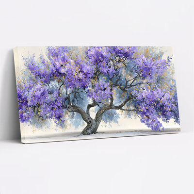 Blossom Tree Canvas Wrapped Wall Art Oil Painting Print Set Of 1