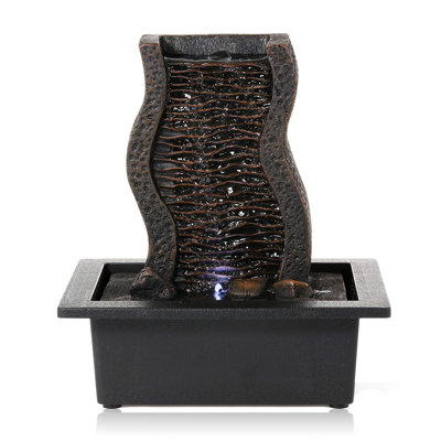 Hidalgo Indoor Waterfall Fountain with Lights