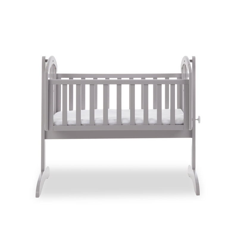 Sophie Rocking Crib, Warm Grey