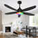 42" RGB Ceiling Fan With Led Light and Remote/App Control