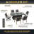 Zaanstad Rectangular 6 - Person 76'' Handwoven Rattan Outdoor Propane Gas Fire Pit With Cushions