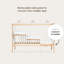 Mini Cot Bed with Natural Mattress-128262125