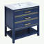 Armoire de meuble-lavabo moderne 30 pouces avec deux tiroirs Openstorge-107238832