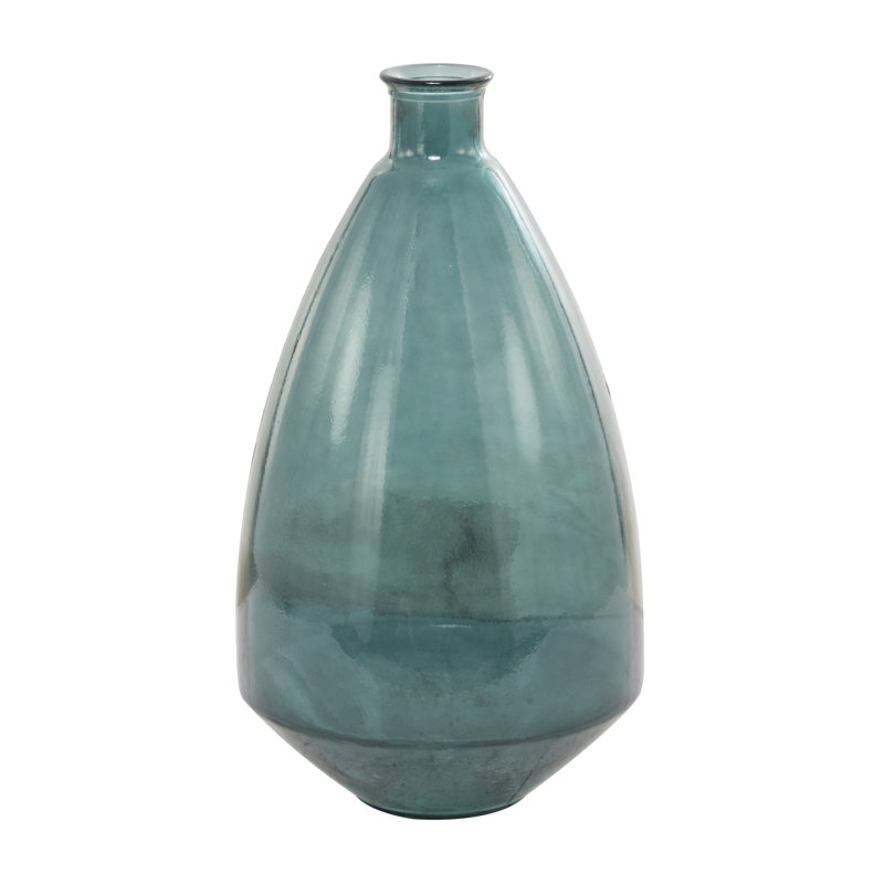 Vase de table en verre bleu 23,55 "Emmer