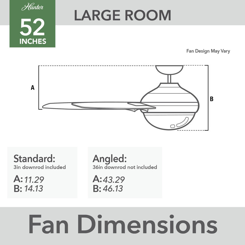 Erling Matte Black 52" Ceiling Fan with LED Light and Remote