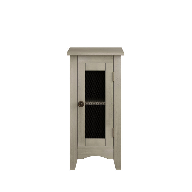 Table d'appoint rectangulaire rectangulaire, placage gris, 11,75 po L 21,75 po L 24,25 po H, Gris antique