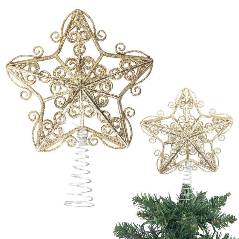 PVC Holiday Shaped Ornament, Gold