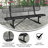 Kristy Commercial Grade Expanded Mesh Metal Outdoor Bench with Anchors-1517595022