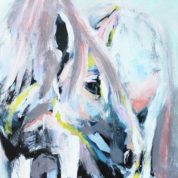 Claudia Schoen - Wrapped Canvas Painting, 45cm H x 45cm W