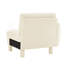 Canapé avec coussin en polyester beige-921989919